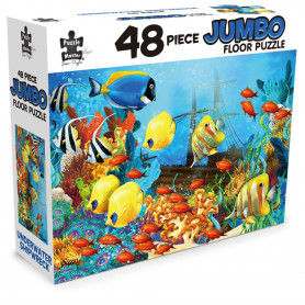 48 Piece Jumbo Floor Puzzle Underwater Shipwreck