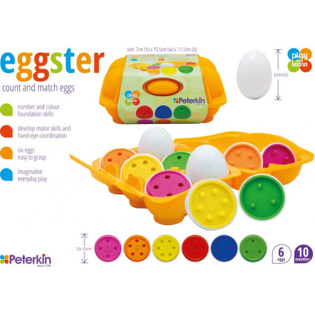 Peterkin Peterkin eggster - count and match