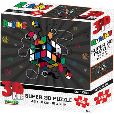 PRIME Super 3D Puzzles Asst C 150 Pce-6-N/A