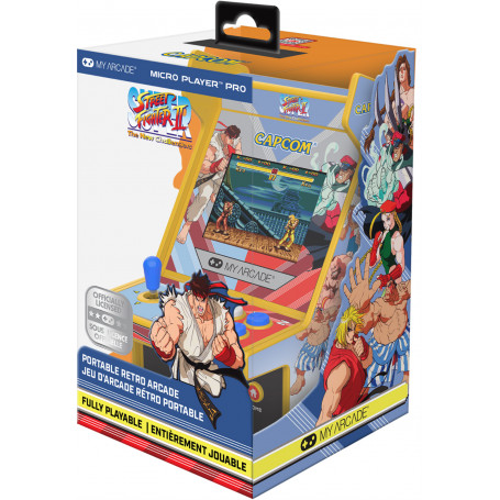 Street Fighter II Retro Arcade 6.75" Micro Player