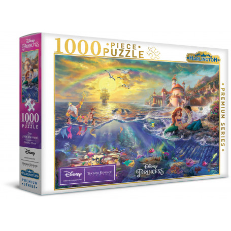 Thomas Kinkade 1000Pc Puzzle - Disney - The Little Mermaid