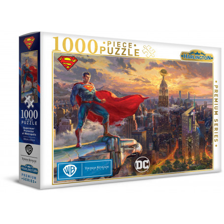 Thomas Kinkade 1000Pc Puzzle - DC Comics - Superman - Protector Of Metropolis
