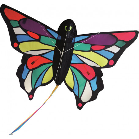 Tropical Butterfly Kite Fibre Glass Single Handle 80cm X 170cm