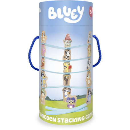 Bluey Wooden Stacking Game