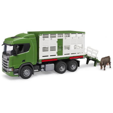 1:16 Scania Super 560R Cattle Transporter With 1 Cattle New Sep 2023