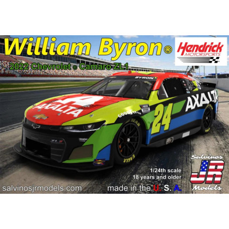 Salvinos J R 1/24 Hendrick Motorsports William Byron 2022 Camaro Plastic Model Kit