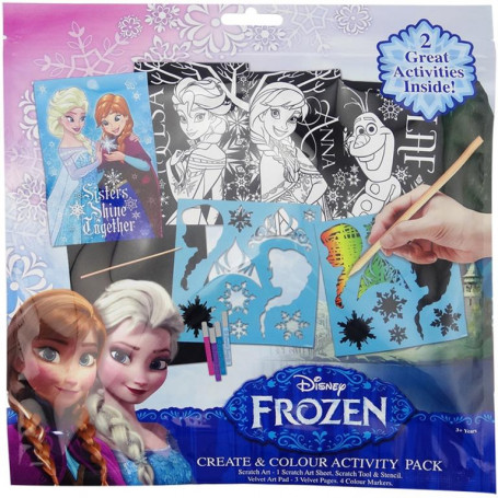 Frozen Create & Colour Activity Pack