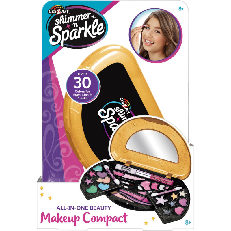 Cra-Z-Art Shimmer N Sparkle 3 In 1 Ultimate Glitter Beauty Set