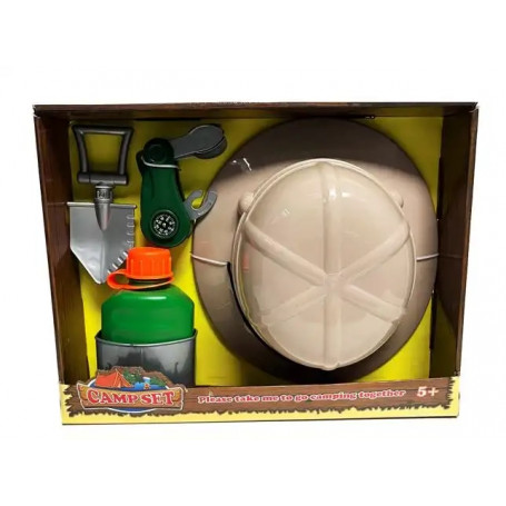 Explorer Camp Set With Pith Helmet