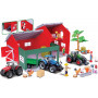 Farmland Farm Shed With Tractor 52 Pcs New
