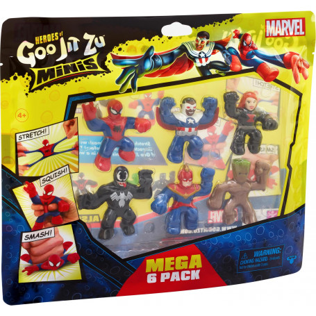 Heroes Of Goo Jit Zu Marvel S5 Minis Mega 6 Pack