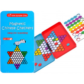 Chinese Checkers Magnetic Travel Tin