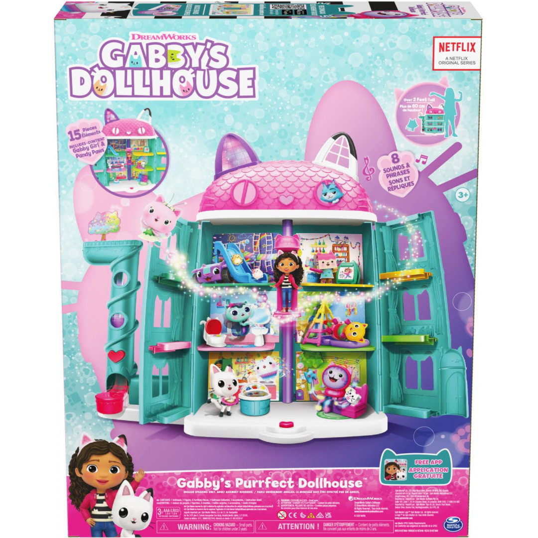 Gabby's Dollhouse Gabby's Purrfect Dollhouse | Mr Toys Toyworld