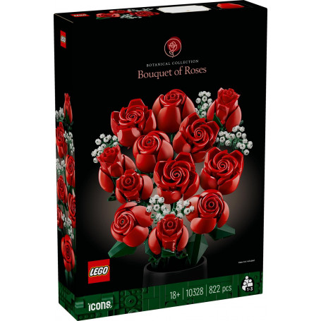 LEGO 10328 Icons Bouquet of Roses Flowers Décor Set for Adults