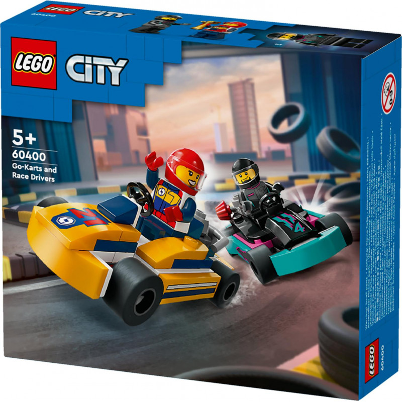 LEGO City Go-Karts and Race Drivers 60400 | Mr Toys Toyworld