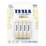 Tesla Gold+ Alkaline Battery AAA (Blister 4 Pack)
