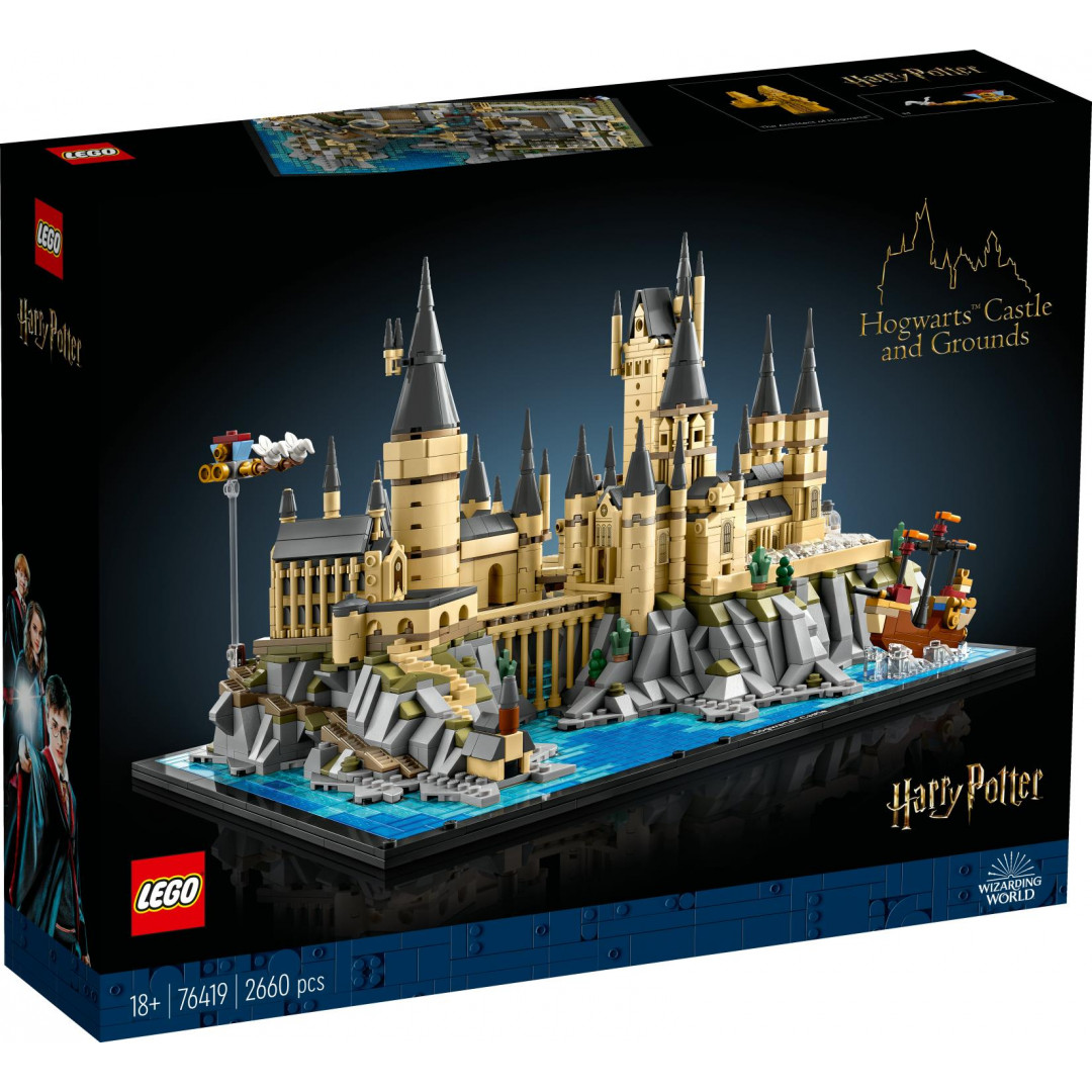 Lego Harry Potter Hogwarts Castle And Grounds Wizarding Building Set 76419  : Target