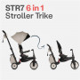 STR7J Warm Grey  Folding Stroller Certified Trike