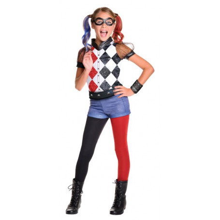 Harley Quinn DC Super Hero Girls Costume Size 3-5