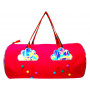 Pink Poppy Rainbow magic overnight bag-hot pink