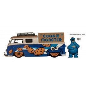 1:24 Cookie Monster w/1963 VW Bus Pickup Movie