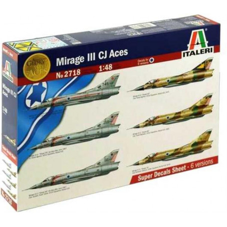 ITALERI 1/48 G MIRAGE III ISRAELI ACES