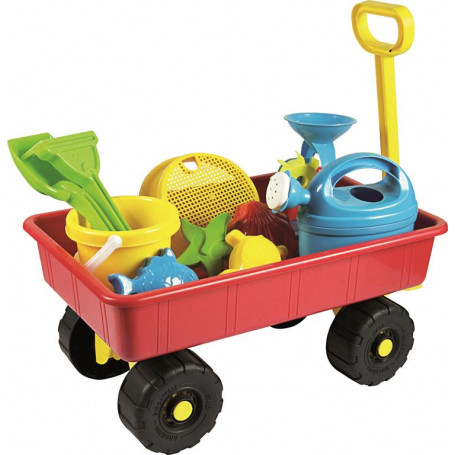 Pull Wagon With Sand Toys