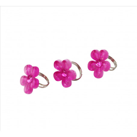 Pink Poppy Daisy Sparkly Rings Afterpay Available!