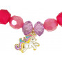 Pink Poppy - Unicorn Rainbow Pearl Necklace