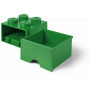LEGO BRICK DRAWER (4 KNOBS) Dark Green