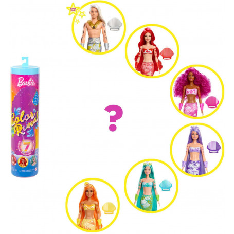 Barbie Clr Reveal Mermaid Assorted