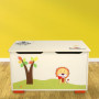 DESIGNED WOODEN TOY BOX