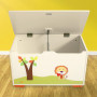 DESIGNED WOODEN TOY BOX
