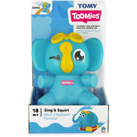 TOMY Sing & Squirt Elephant Bath Toy