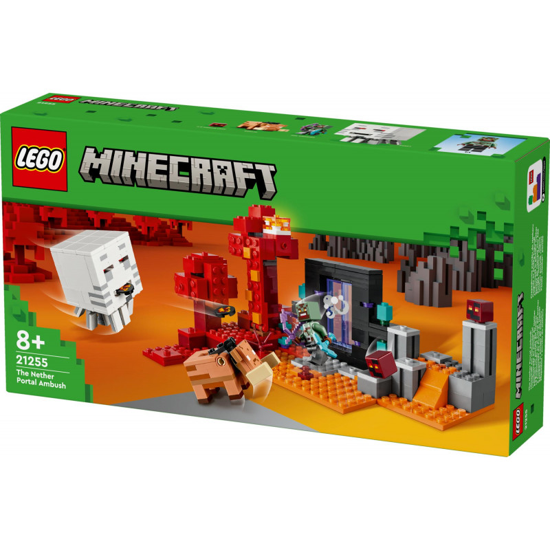 LEGO Minecraft The Nether Portal Ambush 21255 - Shop Now!