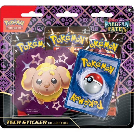Pokemon TCG SV 4.5 Paldean Fates Tech Sticker Blister