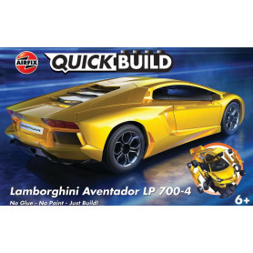 Quickbuild Lamborghini Aventadore - Yellow