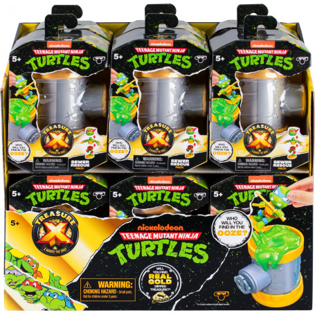 【日本未発売】レオナルド TREASURE X トレジャーX TMNT Treasure X TMNT Teenage Mutant Ninja Turtles Sewer Rescue