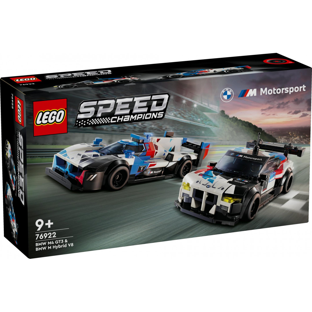 LEGO Speed Champions BMW M4 GT3 BMW M Hybrid V8 Race Cars
