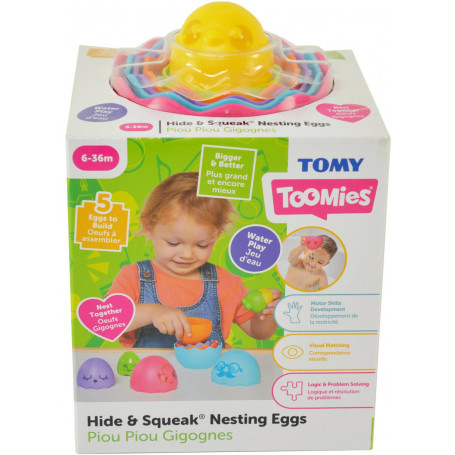 Hide & Squeak Nesting Eggs