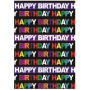 Gift Packaging WRAP FLD HAPPY B/DAY