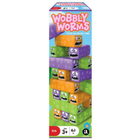 Wobbly Worms Tower Balancing Game