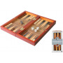 Traditional Game Folding Wood Backgammon Set