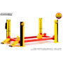 1:18 Mopar Four Post Hoists - Yellow and Red