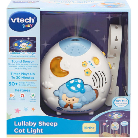 Lullaby Sheep Cot Light Blue