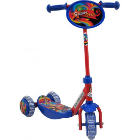 Super Star 3 Wheel Scooter - Red/Blue Colour Combo