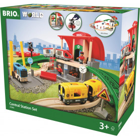 BRIO Set - Central Station Set 37 pieces