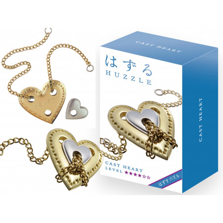 HANAYAMA HUZZLE L4 HEART METAL PUZZLE