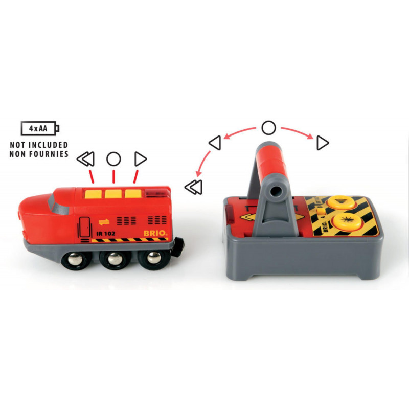 Brio Train - Remote Control Engine 2 Pieces - Afterpay