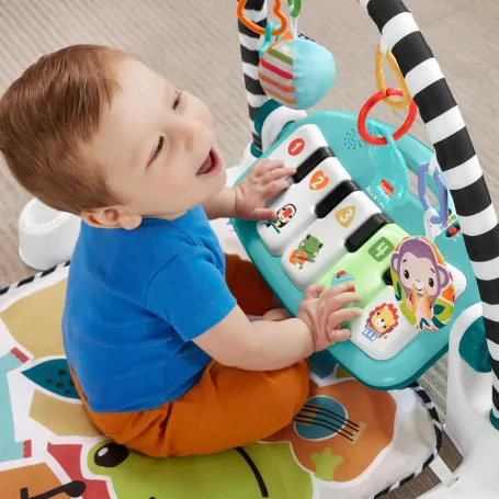 Fisher Price Glow and Grow Kick Play Piano Gym Afterpay